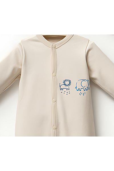 BEREKET BABY 0-6 Months Baby Romper and Hat Set - Bereket Baby