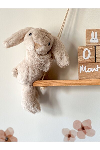 MOISY Hugging Rabbit Ultra Soft Plush (Curtain Accessory) - Beige