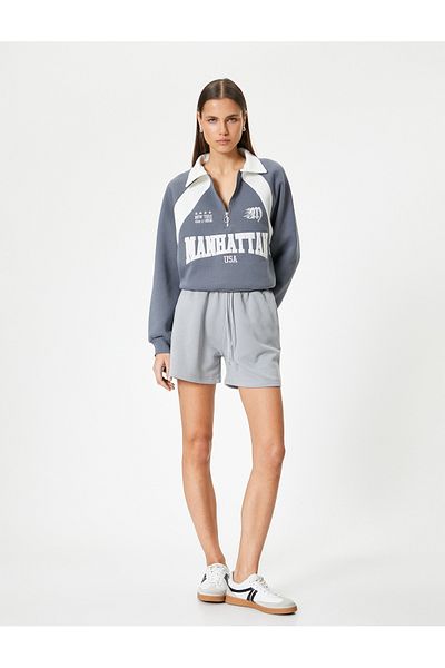 Koton Gray Women's Shorts - 4sal40005ık