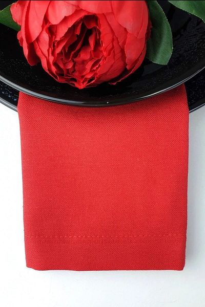 Soft Kare New Year's Red Duck Napkin Set of 6