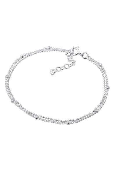 ELLI Brățară Damă Strat De bază Lanț Bile Trend Geo În Argint Sterling 925