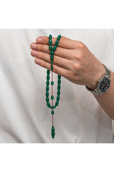 Skygo Pressed Amber Prayer Beads