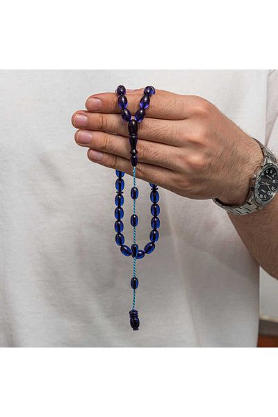 Skygo Pressed Amber Prayer Beads