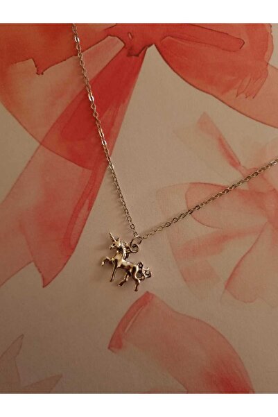 Crosswonder Unicorn Charm Zincir Kolye