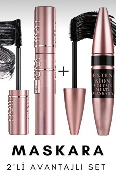 HİROS'H Extension Maskara Avantajlı Set