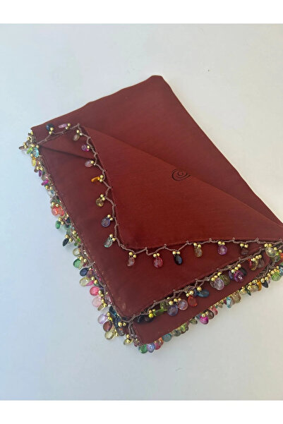 hoaryage Scriere cu mărgele de piatră de cristal lucrată manual, pânză de brâ...