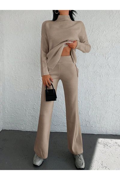 Kokosh moda Γυναικείο μακρυμάνικο πλεκτό διπλό σετ