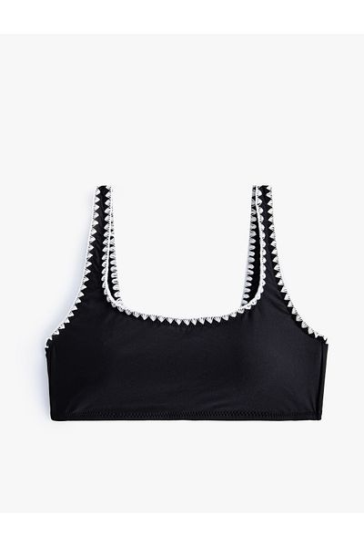 Koton Crochet Detailed Bralet Bikini Top with Pad