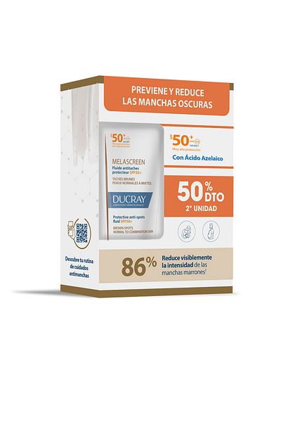 Ducray Melascreen Schützendes Anti-Flecken-Fluid Spf50 Duo 2 X Ducray 50 ml