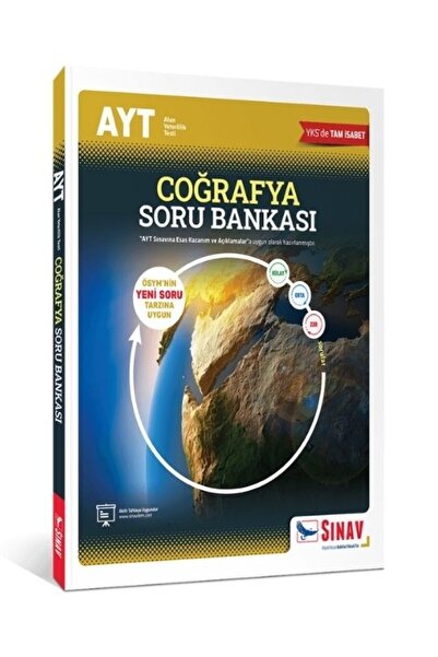 Sınav Yayınları 2023 Ayt Coğrafya Soru Bankası