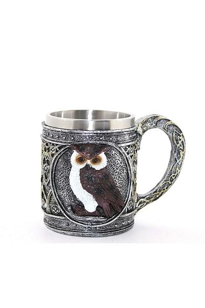 Skygo Stainless Steel Owl Mug Cup