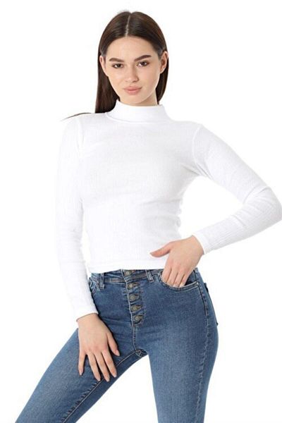 Trendy Mall Long Sleeve Half Fisherman Lycra Combed Cotton Badi