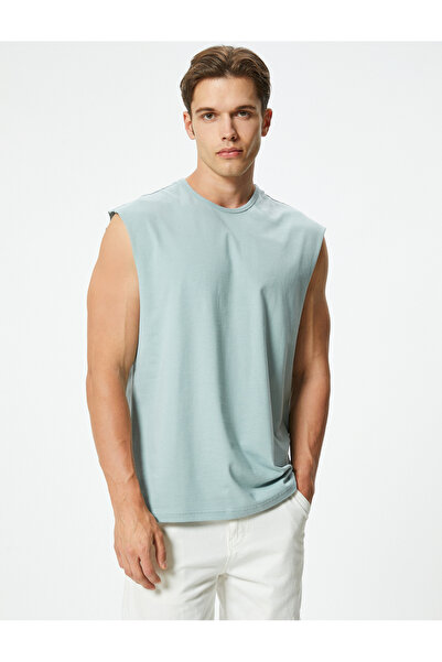 Koton Crew nyakú pamut ujjatlan póló - Basic