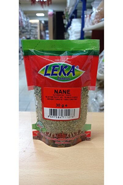 leka baharat Nane 30 g – Katkısız, Yoğun Aromalı Yemeklik & Çaylık Baharat