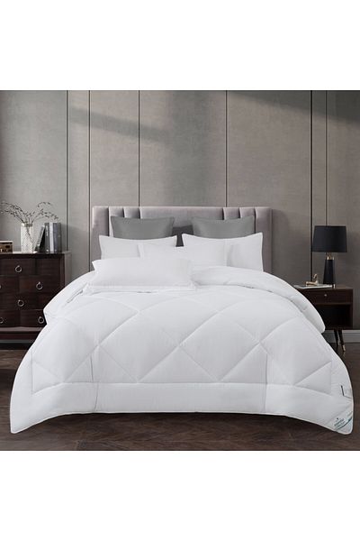 Donetella 6-Piece Diamond Quilted King Comforter Set 240x260 cm