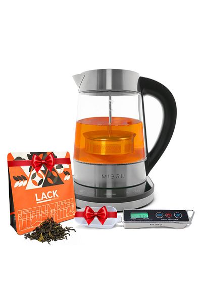 MIBRU Kettle with Gift Scale Spoon and 100g Tea