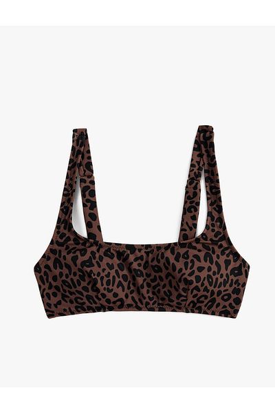 Koton Μπικίνι Bralet Leopard