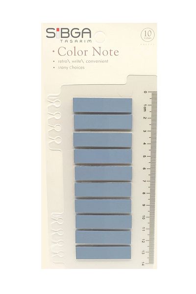 sibga tasarım Transparent Colored Post-It Note Paper - 200 Sheets Bookmark Sticker