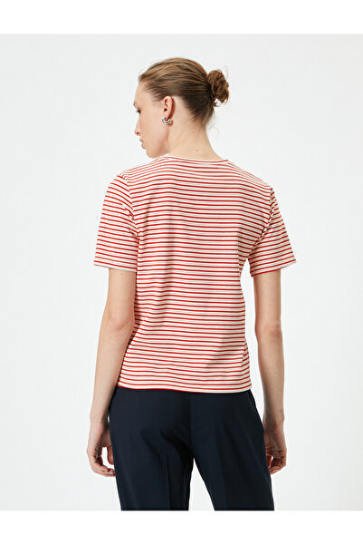 Koton Basic Tişört Kısa Kollu Bisiklet Yaka Pamuklu Standart Kesim