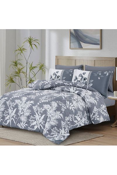 Donetella Printed Bedding Comforter Set, 4 Pcs Queen Size Fits 180x240 Cms