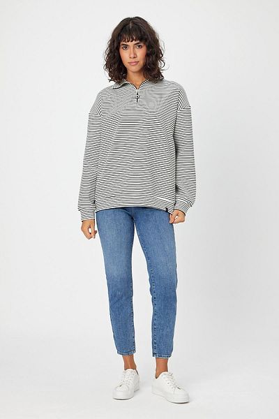 ALEXANDERGARDI TRIUC OVERSIZE CU DUNGI GULER VERTICAL CU FERMOARE (UNI-00247)
