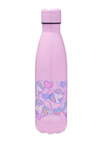 SMIGGLE Steel Unicorn Pattern Pink Waterbook