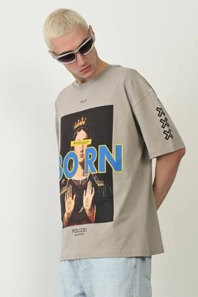 CreativeStyle Ανδρικό μπλουζάκι Oversize Born Emprime Printed Special Design