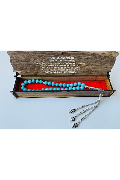 Gold Garden مسبحة من الحجر الفيروزي