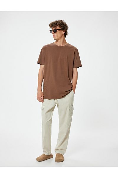Koton Basic T-Shirt Slim Fit Crew Neck Short Sleeve