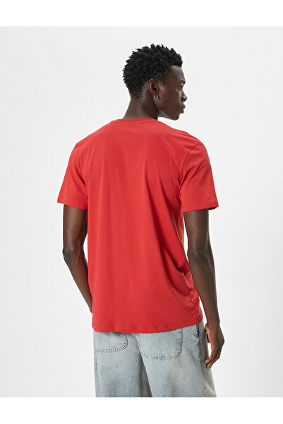 Koton Slim Fit Crew nyakú, rövid ujjú alap póló