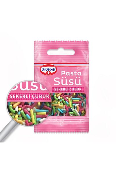 Dr. Oetker Dr.Oetker Decor Cake Decoration Sugar Stick 10 Gr