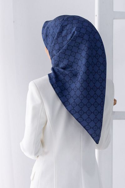 Vissona Indigo Twill Silk Scarf 51495