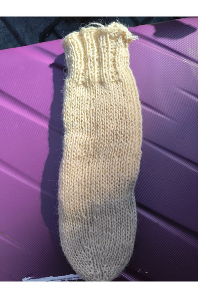 ankays Μάλλινες κάλτσες Mother's Hand Made Χοντρές χειμερινές μάλλινες κάλτσες από φυσικό μαλλί (ένα ζευγάρι)