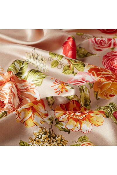 ipekevi Patterned Irem Bağı Foundation Silk Shawl