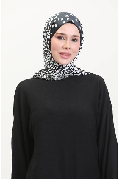 sefamerve Black Belted Tunic - Model 1020-01