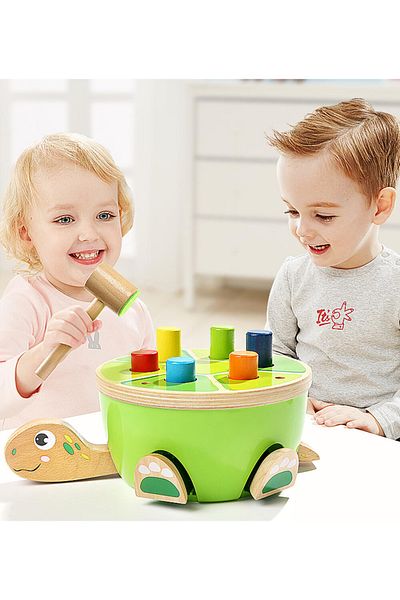 Bebeluc Percussion toy - Playful frog
