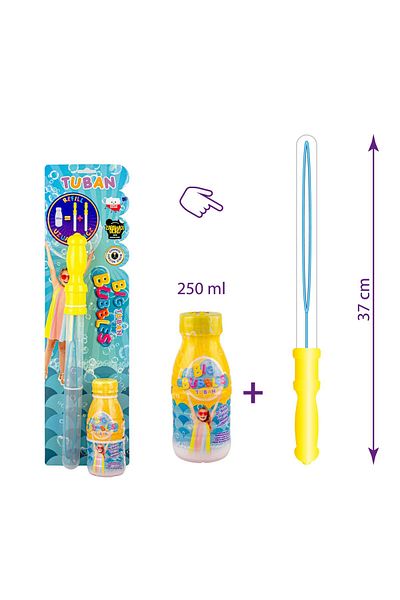 Tuban Giant soap bubbles set - sword accessory + 250 ml solution