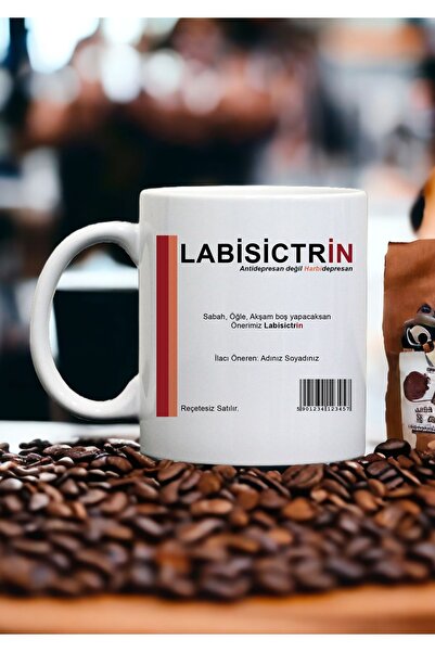 PembeCadde Hemşire, Doktor, Eczacı Labisictirin ilaç Kupa Kahve Bardak komik hediyelik