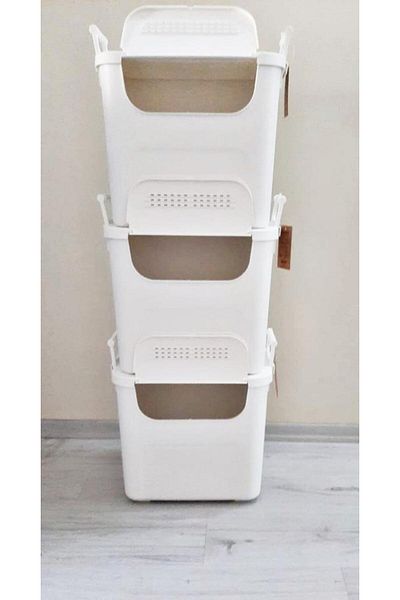 Geseus Motek Mybox 3X30 Liter Multi-Purpose Organizer Storage Box with Handle-Mt-35