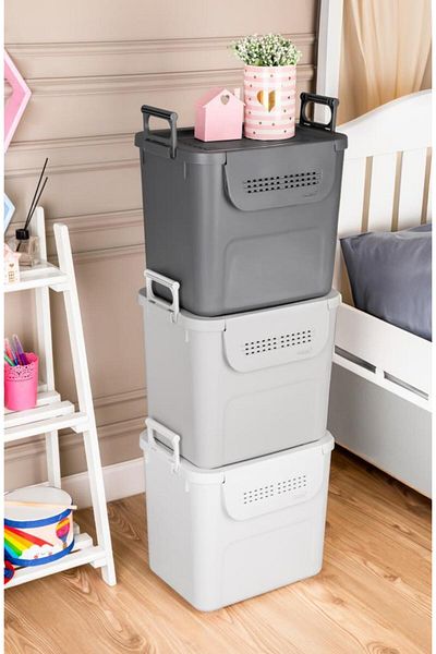 Geseus Motek Mybox 1x30 Liter - Multi-purpose Organizer Storage Box with Handle-mt-35