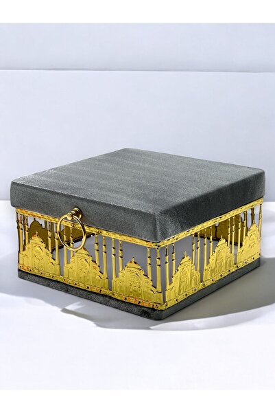 İPEK NEŞRİYAT İPEK HEDİYELİK Set cadou special în cutie - Motiv Cami, Coranul Sufuzat și Rozariul de perle