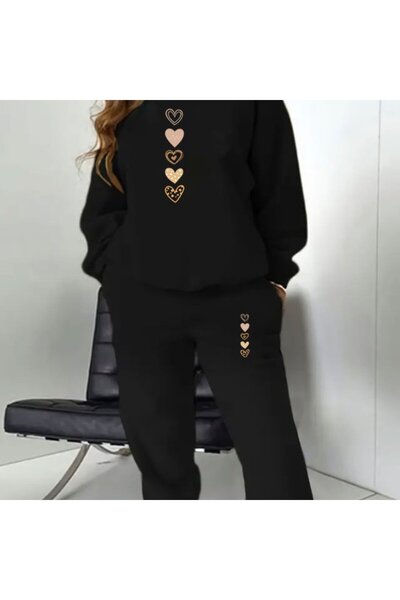 MODAVİBE Σετ φόρμας ZBK Fashion Crew Neck Casual - Κομψό και άνετο casual ντύ...