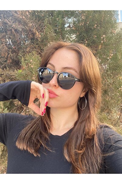 LUNOX Nova Unisex Black Polarized Sunglasses