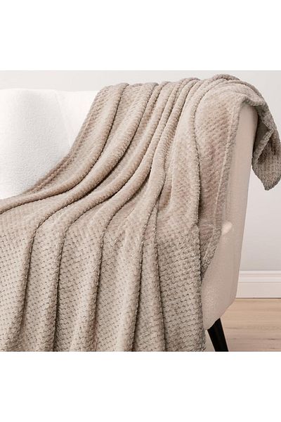 Donetella Waffle Fleece Blanket King Size 200x240 cm