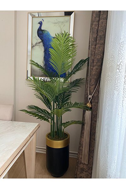 Adayapaycicek 180 Cm 14 Yaprak Yapay Ağaç Yapay Çiçek Uygula Salon Çiçeği Yap...