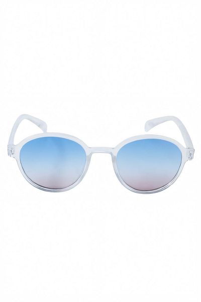 LUNOX Oval Gradient Glass Uv Protection Sunglasses