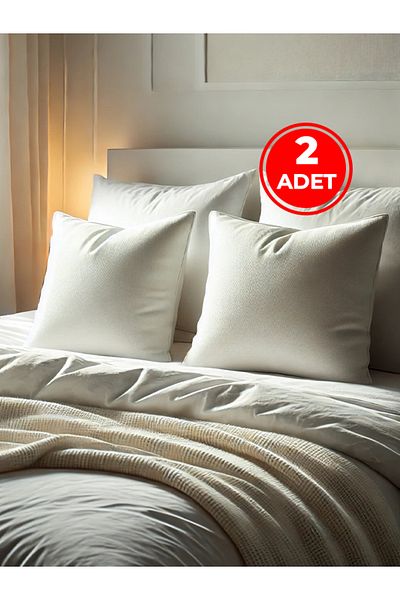 Tuable Σετ 2 Λευκές Μαξιλαροθήκες, Στρώματα Μαξιλαριού, Με Βαμβακερό Κάλυμμα, Υγρό Αδιάβροχο, Προστατευτικό Μαξιλαριού, 50x70cm