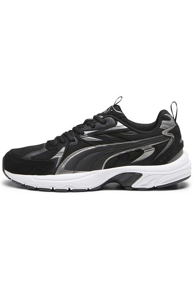 Puma Milenio Tech Suede 393489   Unisex Running Shoes Black-White