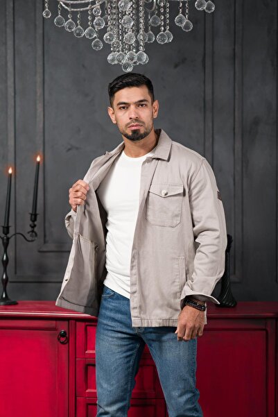 ADVANTE Зручна форма, кришка та бічні кишені, без підкладки, весняна сорочка з канвасу