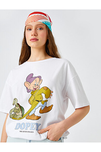 Koton Dopey Printed T-Shirt με άδεια κοντομάνικο
